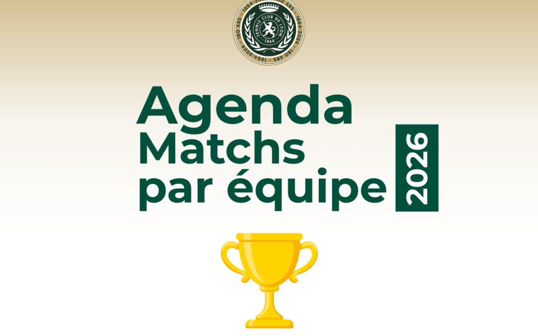 agenda/ résulats des matchs par équipe 2026